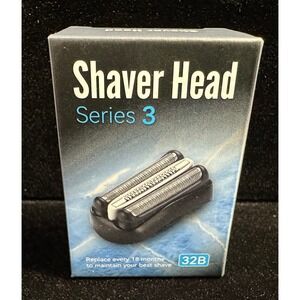 Series 3 Shaver Head Replacement Foil and Cutter‎ Cassette 32B Black